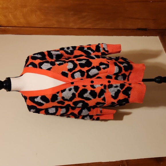 torrid Sweaters - Torrid Neon Animal Print Cardigan Sweater Size 12/14 New Without Tags